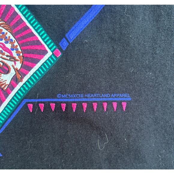 1993 - Lee Heartland Apparel Deer & Eagle Graphic Tee (Men's) - Picture 3 of 4